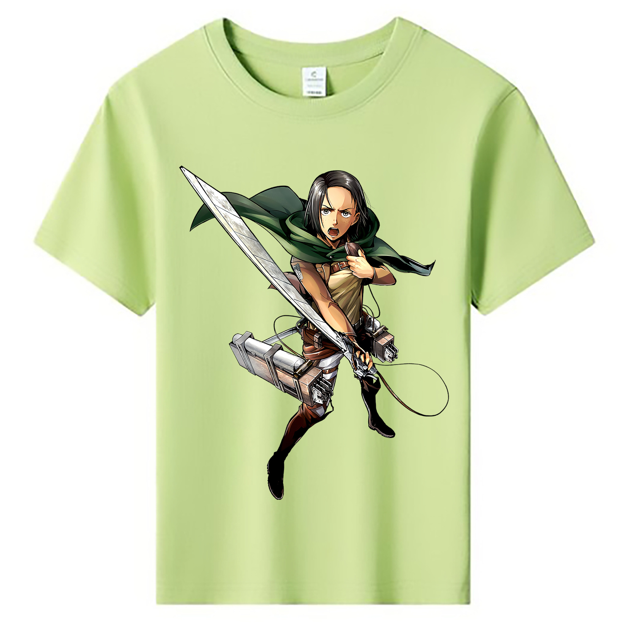 （画像用） 進撃の巨人 Attack on Titan 綿100％キッズTシャツ（フロントプリント）